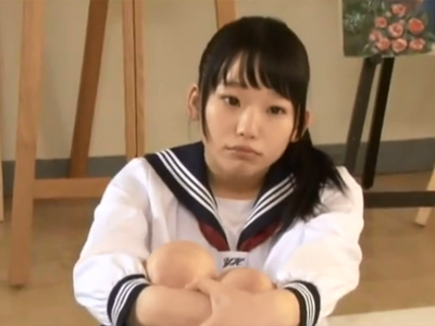 童顔の美少女JKが授業に飽きてしまったので暇つぶしにその場で中出しパコ