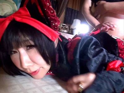 【丹雫ひよ】某ゴスロリ亜神に変身したＧカップ巨乳コスプレイヤーと甘々騎乗位SEX！